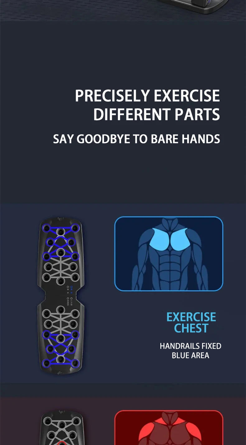 Foldable Push-Up Board Set – Multifunctional Fitness Trainer