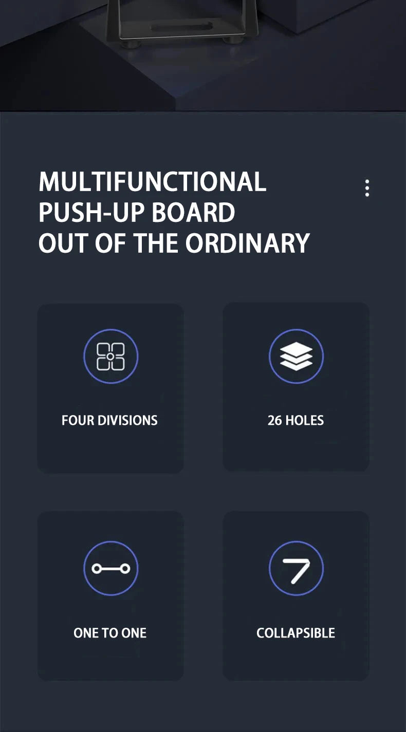 Foldable Push-Up Board Set – Multifunctional Fitness Trainer