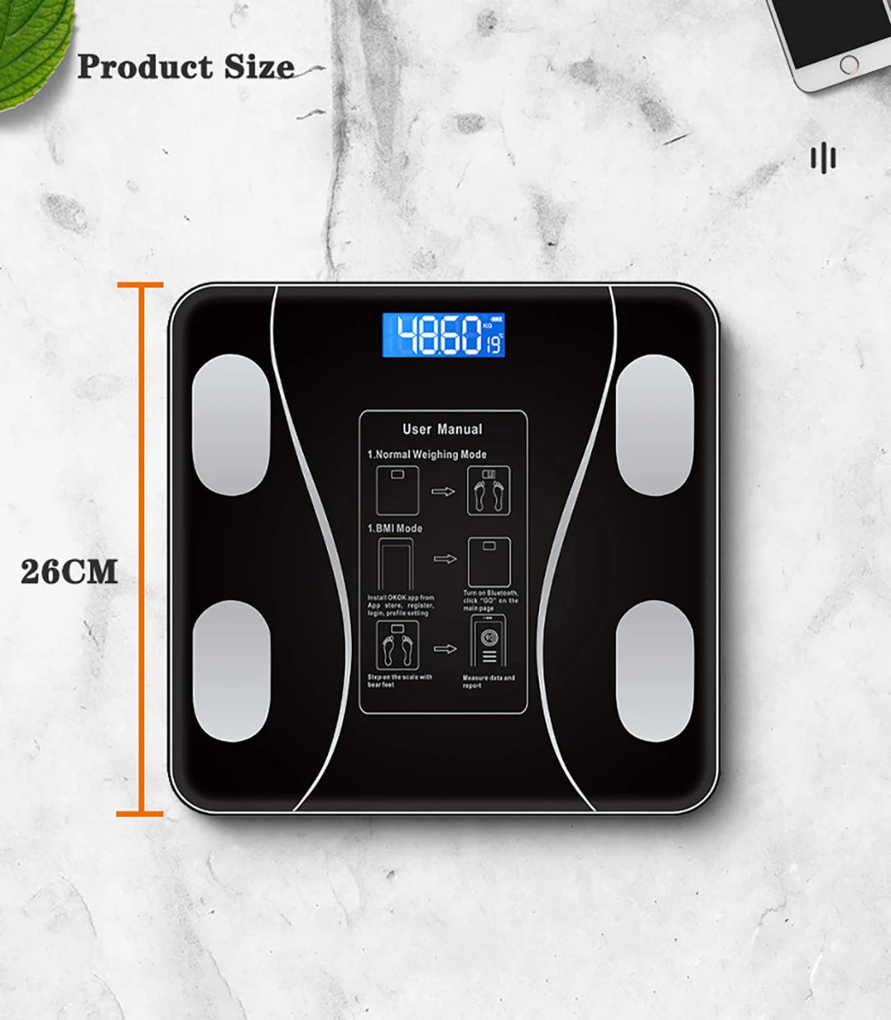 Smart Body Fat Scale – Wireless Digital Weight & Body Analyzer