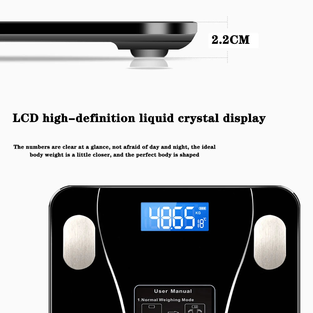 Smart Body Fat Scale – Wireless Digital Weight & Body Analyzer