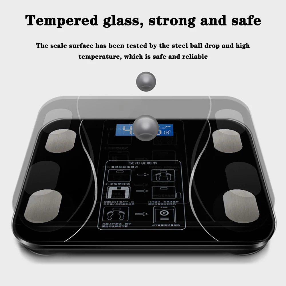 Smart Body Fat Scale – Wireless Digital Weight & Body Analyzer