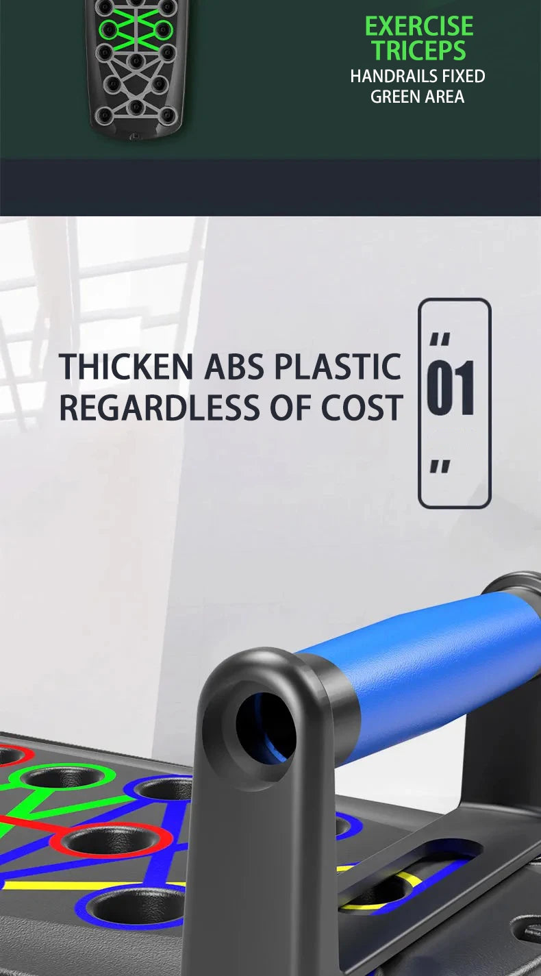 Foldable Push-Up Board Set – Multifunctional Fitness Trainer