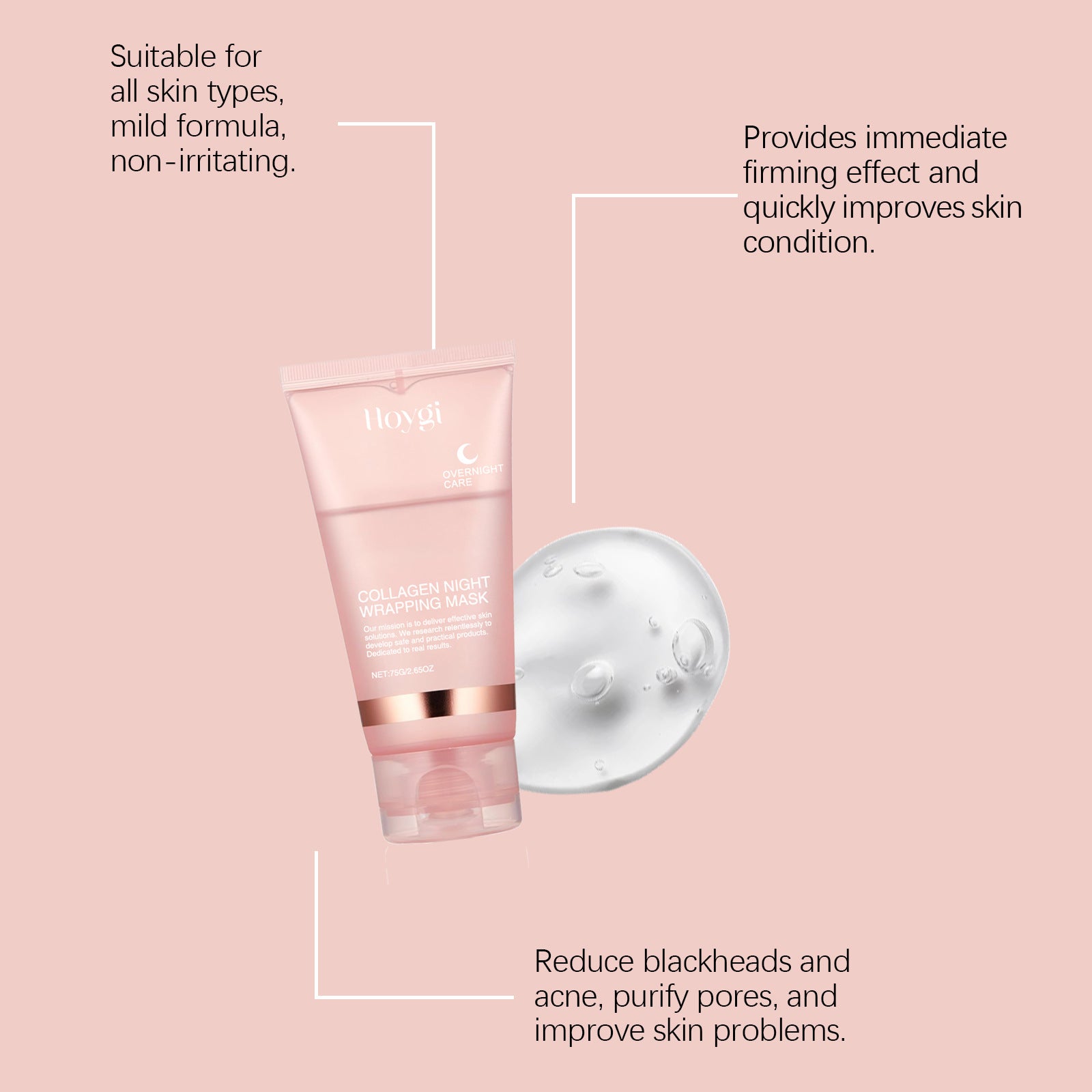 Collagen Overnight Peel-Off Mask Set – Korean Night Care