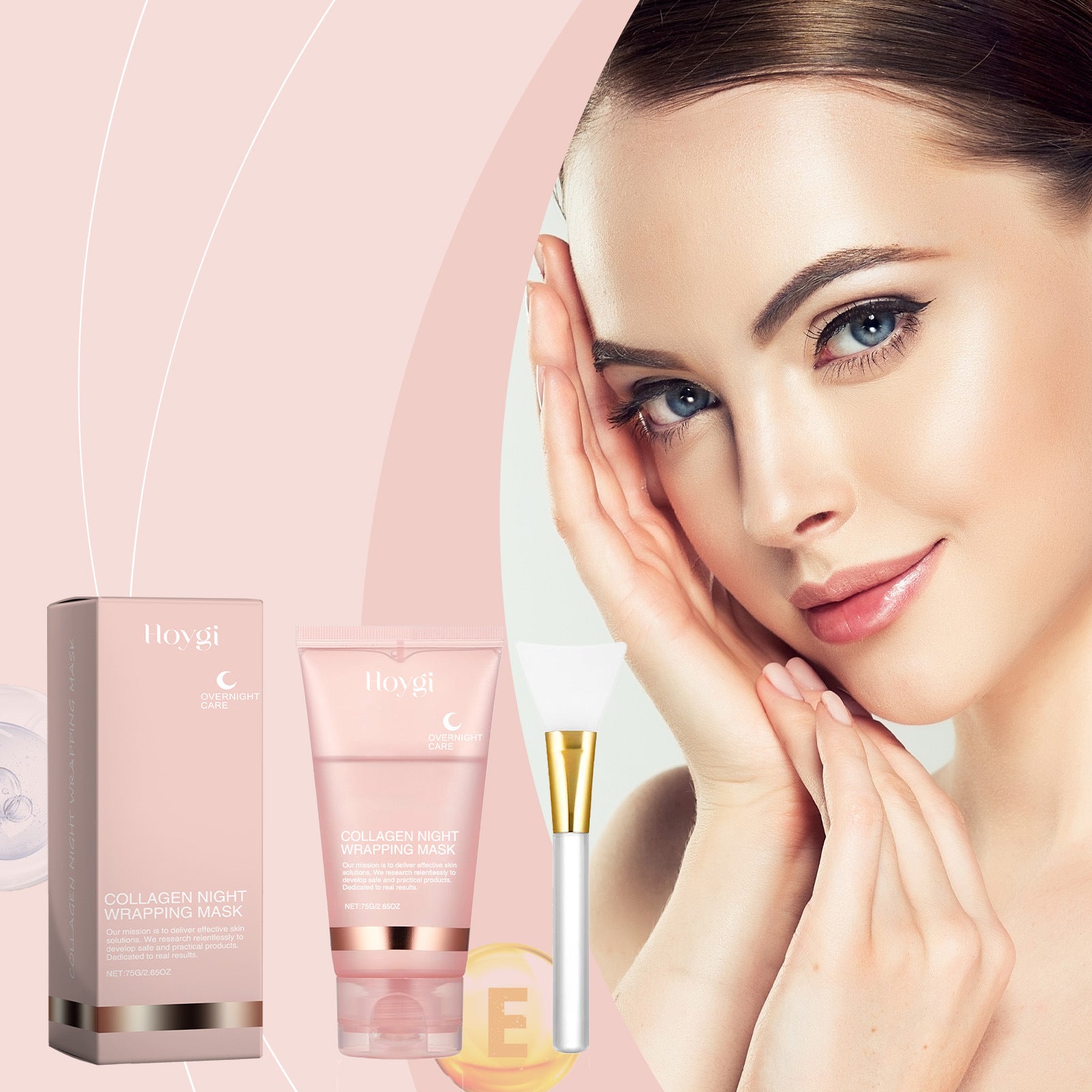 Collagen Overnight Peel-Off Mask Set – Korean Night Care