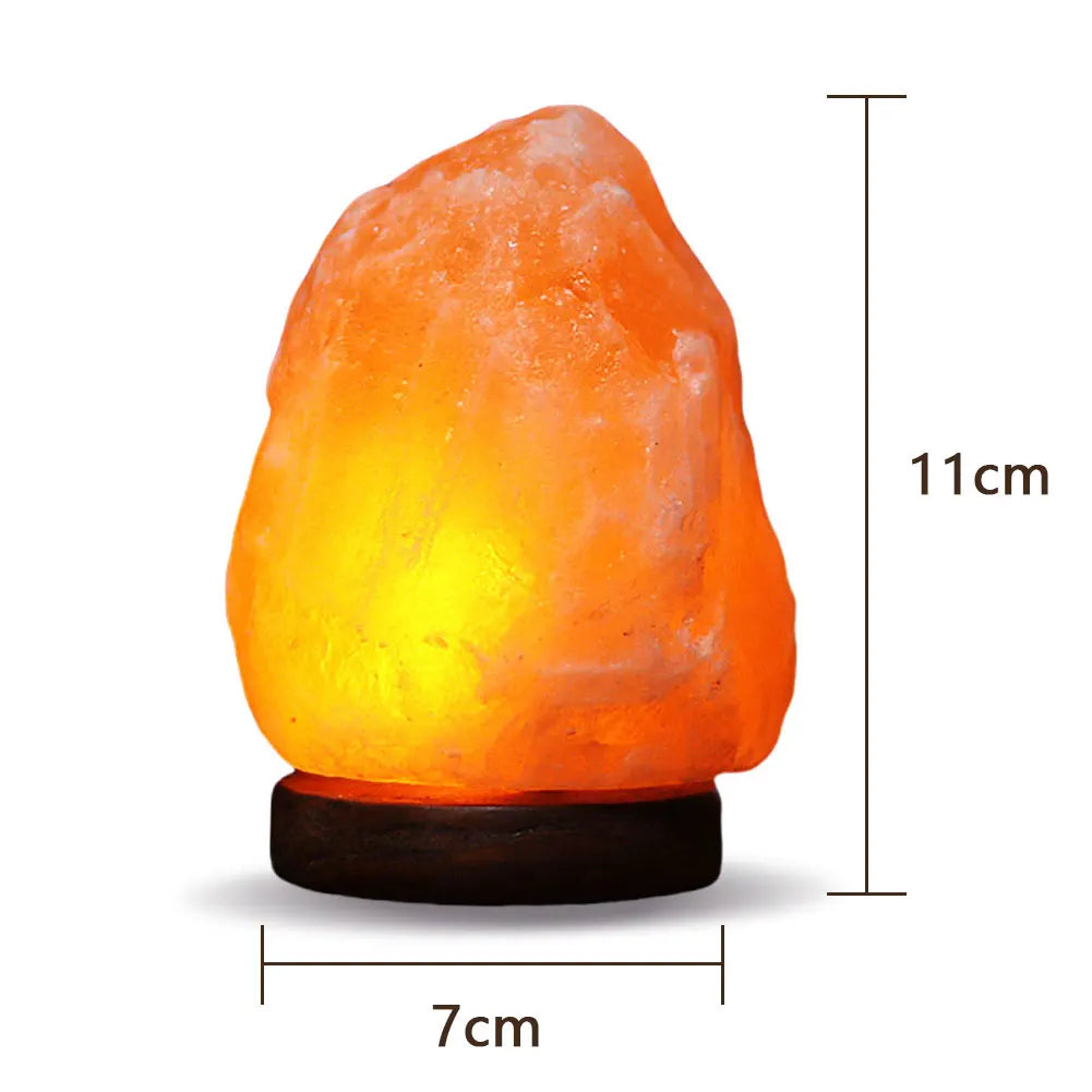 Himalayan Salt Lamp – LED Crystal Night Light