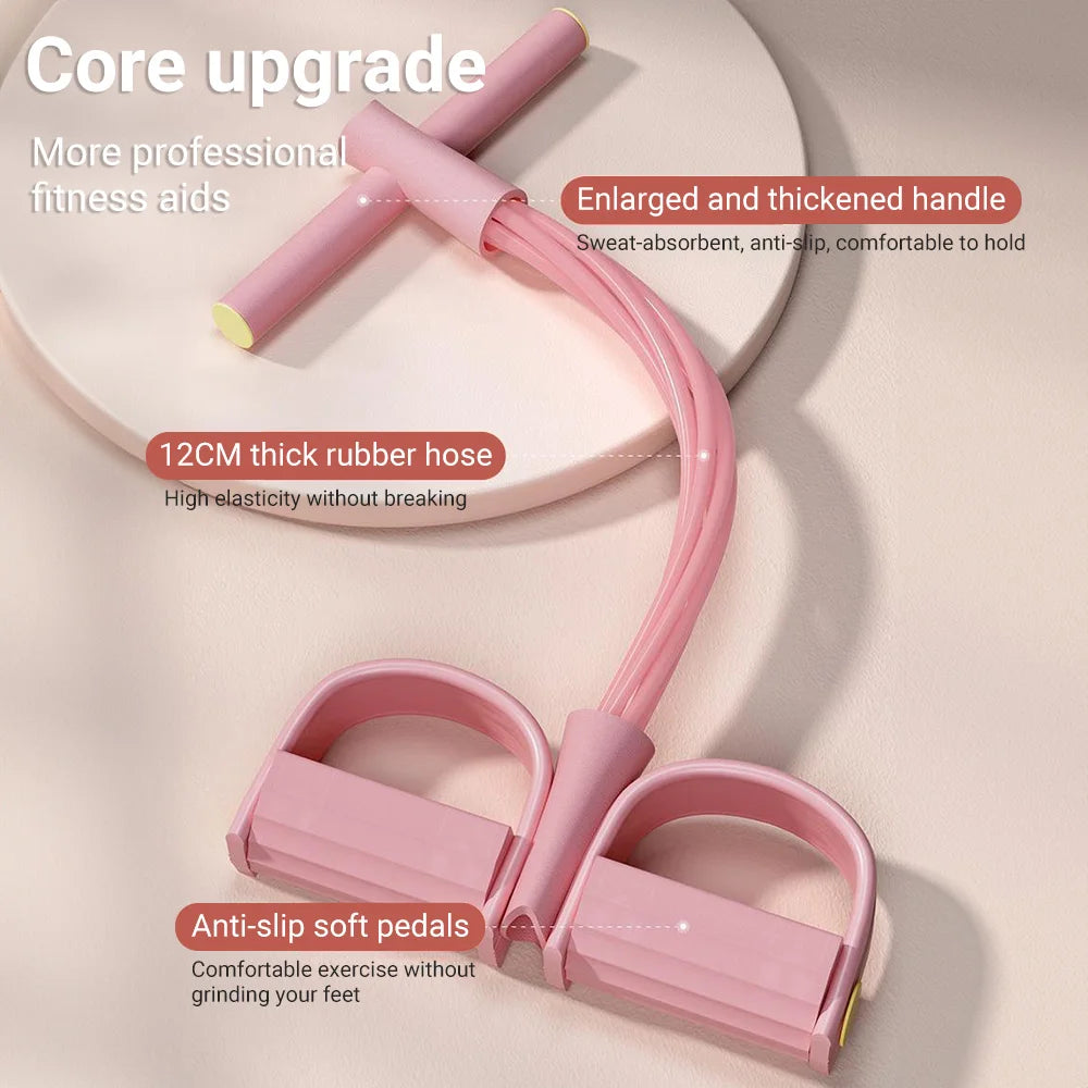 6-Tube Resistance Bands – Multi-Function Fitness & Yoga Rope