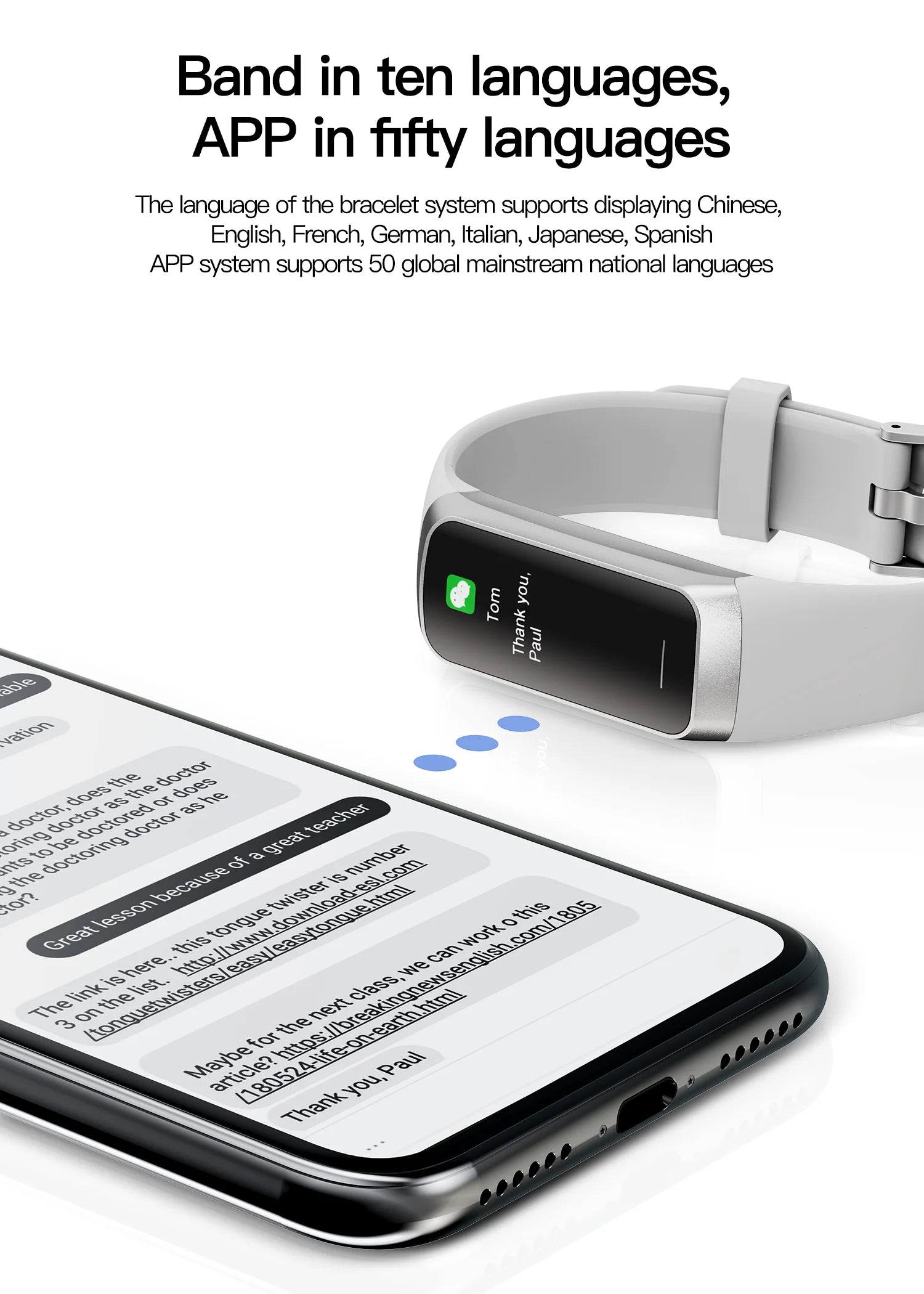 AMOLED Smart Watch – Waterproof Fitness Tracker for Women