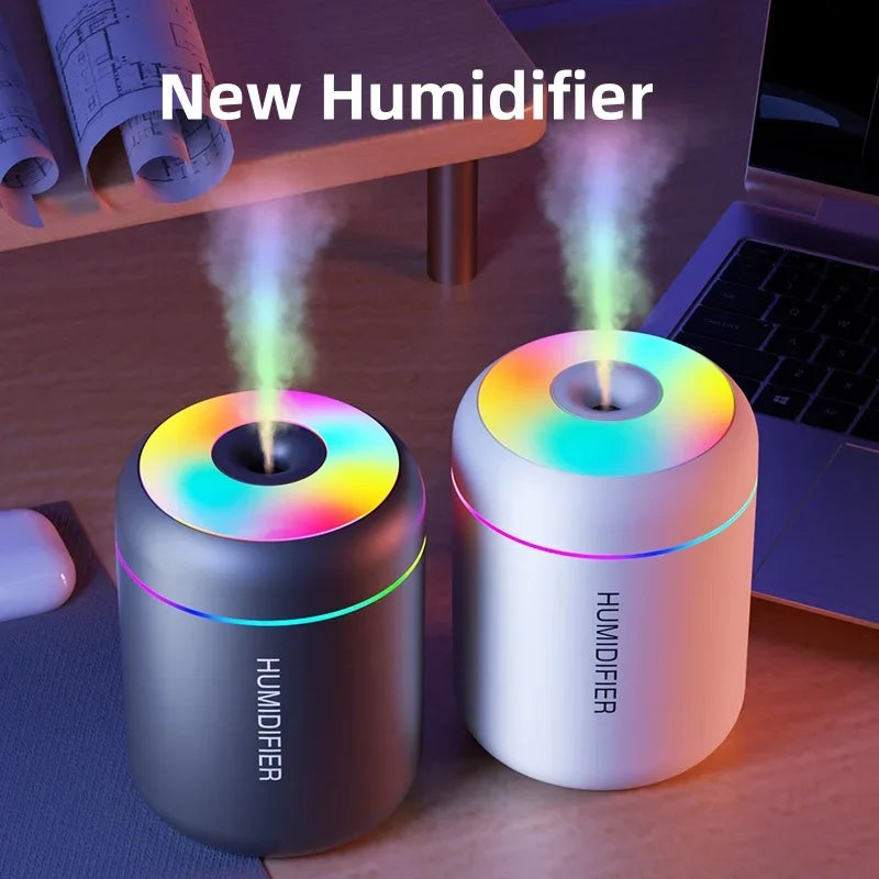 180ml Mini USB Air Humidifier – Aroma Diffuser for Home & Car