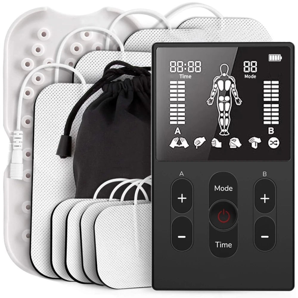 EMS Massager, Muscle Stimulator , TENS Unit for Body Toning Fitness Recovery, Electric Muscle Massage Gun for Home Use