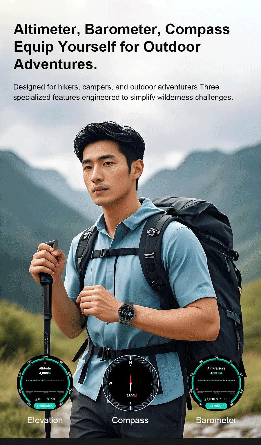 T-Rex 3 Ultra GPS Smartwatch – Military Outdoor Fitness Tracker