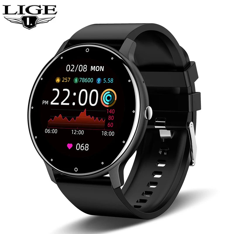 ZL02 Smart Watch – Full Touch Screen & Bluetooth 5.2