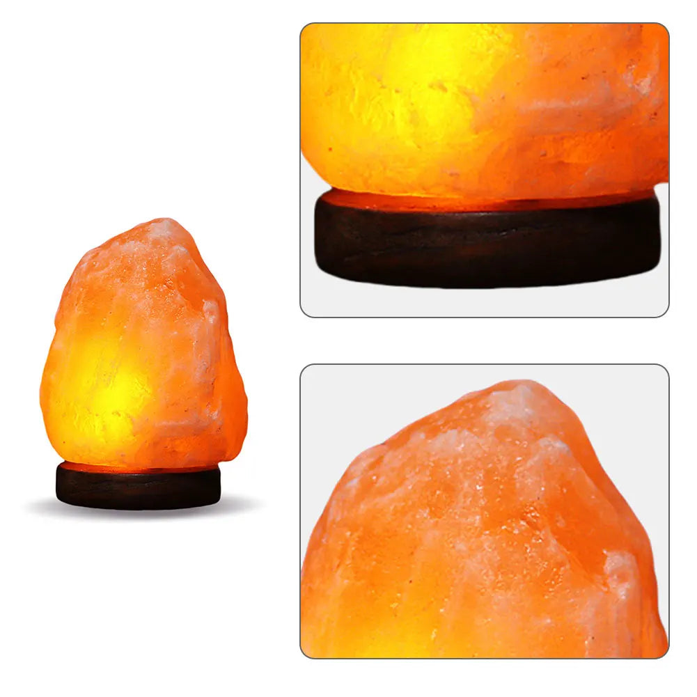 Himalayan Salt Lamp – LED Crystal Night Light