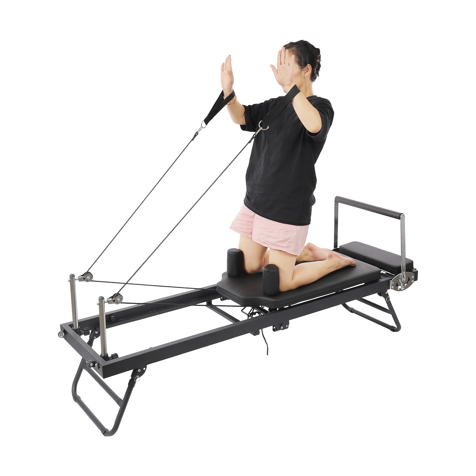 Foldable Steel Pilates Reformer Machine – Home & Office Fitness