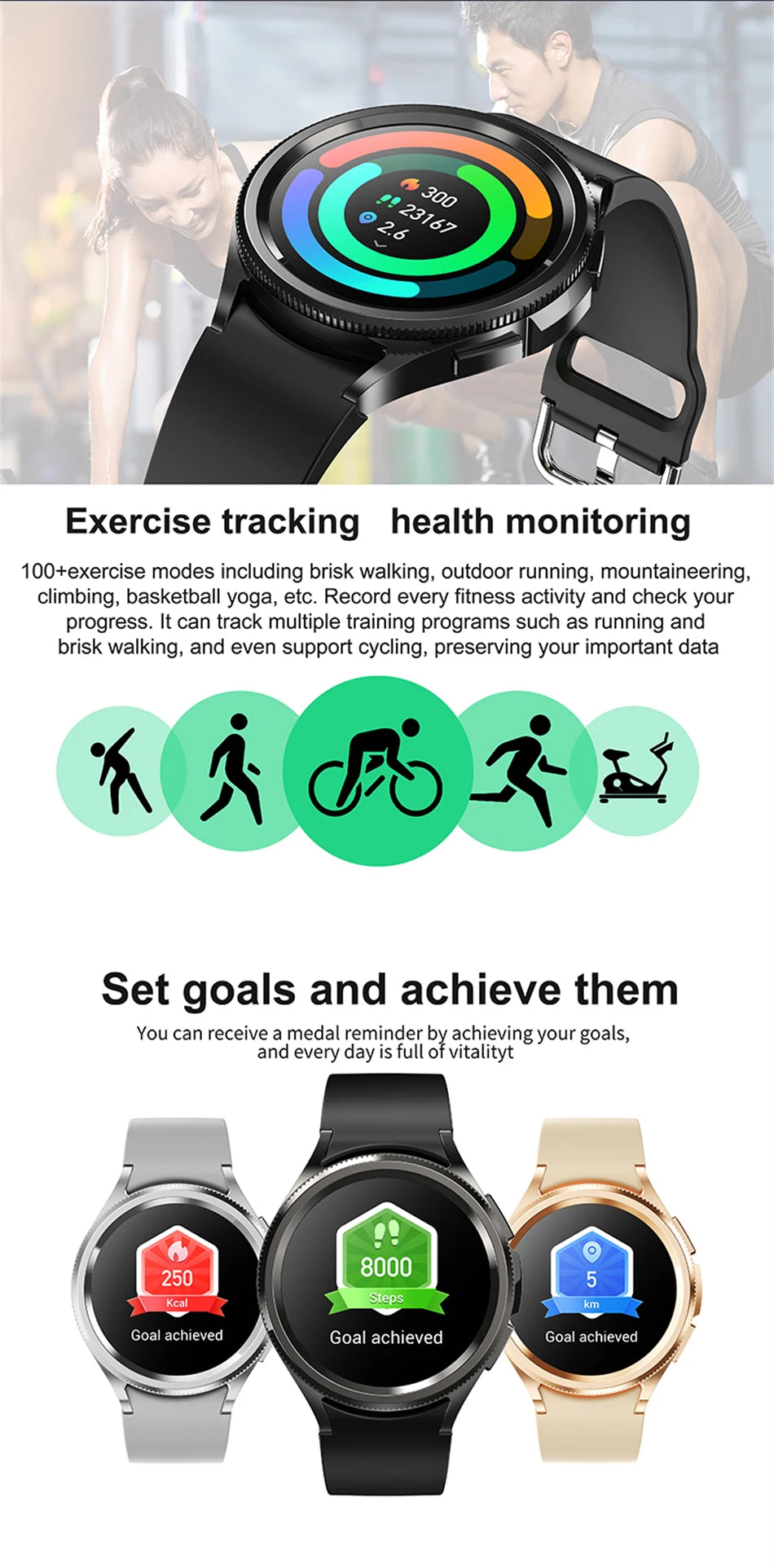 Watch 6 Classic Smartwatch – Bluetooth, GPS & Heart Rate Monitor