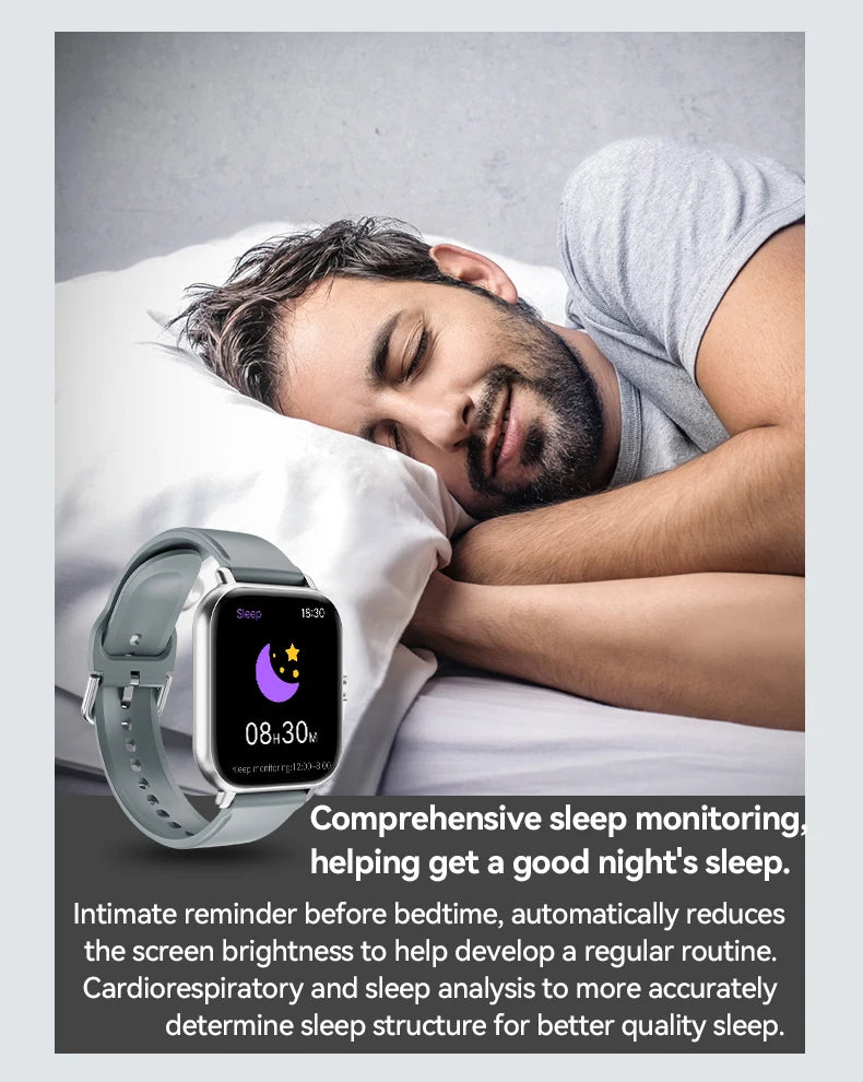 2025 Smart Watch – Full Touch Sports & Bluetooth Call