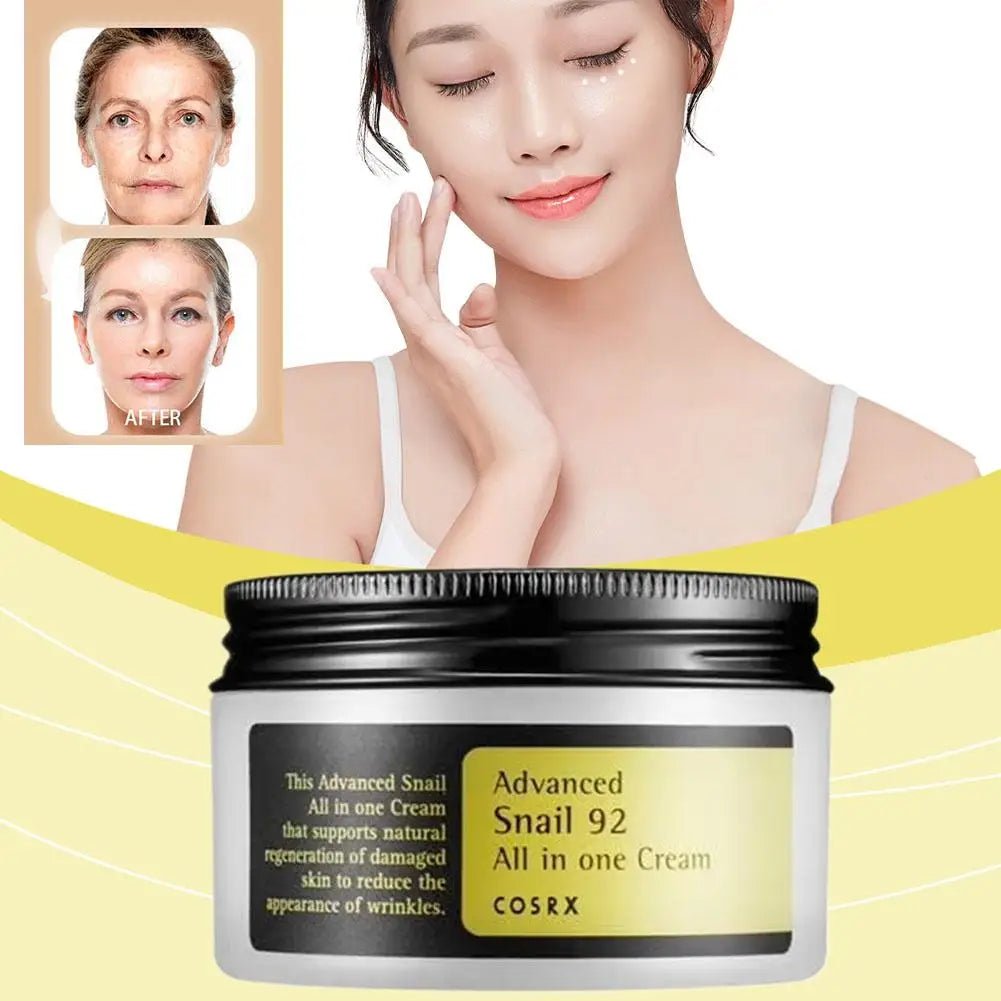 Snail Essence Collagen Face Cream – Moisturizing & Firming