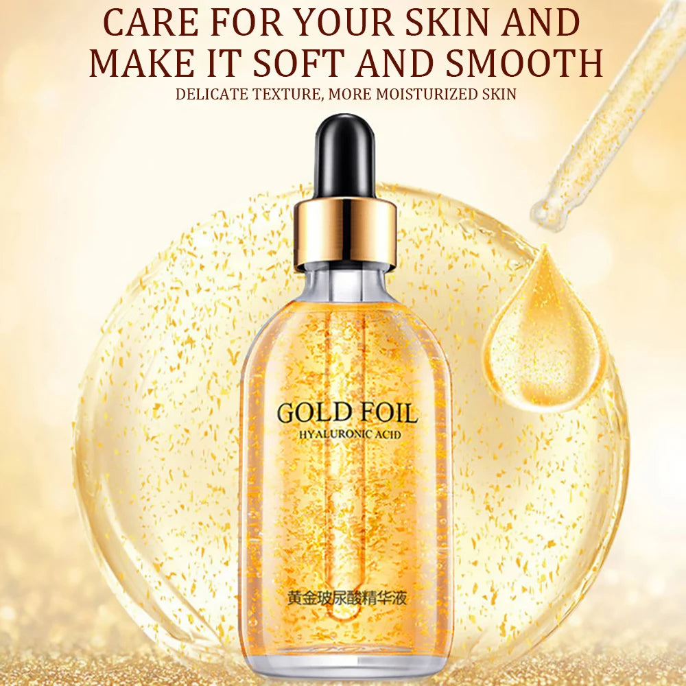 24K Gold Hyaluronic Acid Face Serum – Anti-Aging & Whitening 100ml