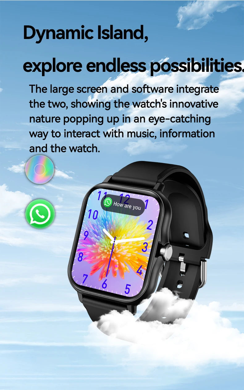 2025 Smart Watch – Full Touch Sports & Bluetooth Call
