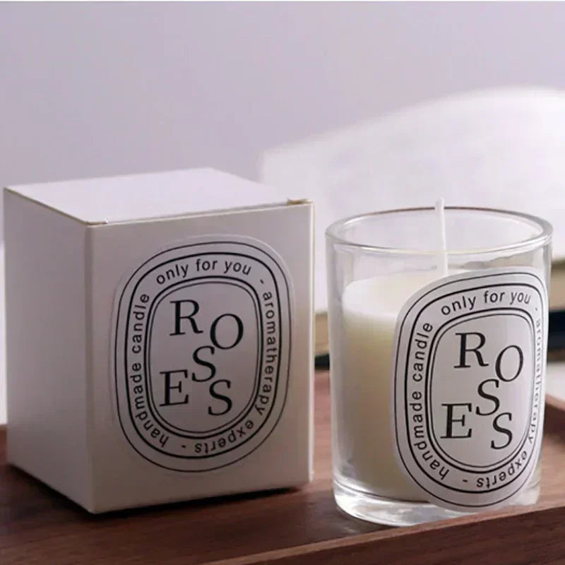 Romantic Transparent Scented Candle – Wedding & Gift Jar