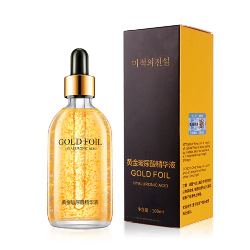 24K Gold Hyaluronic Acid Face Serum – Anti-Aging & Whitening 100ml