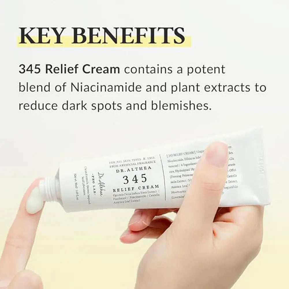 345 Relief Cream – Korean Antioxidant Soothing Cream