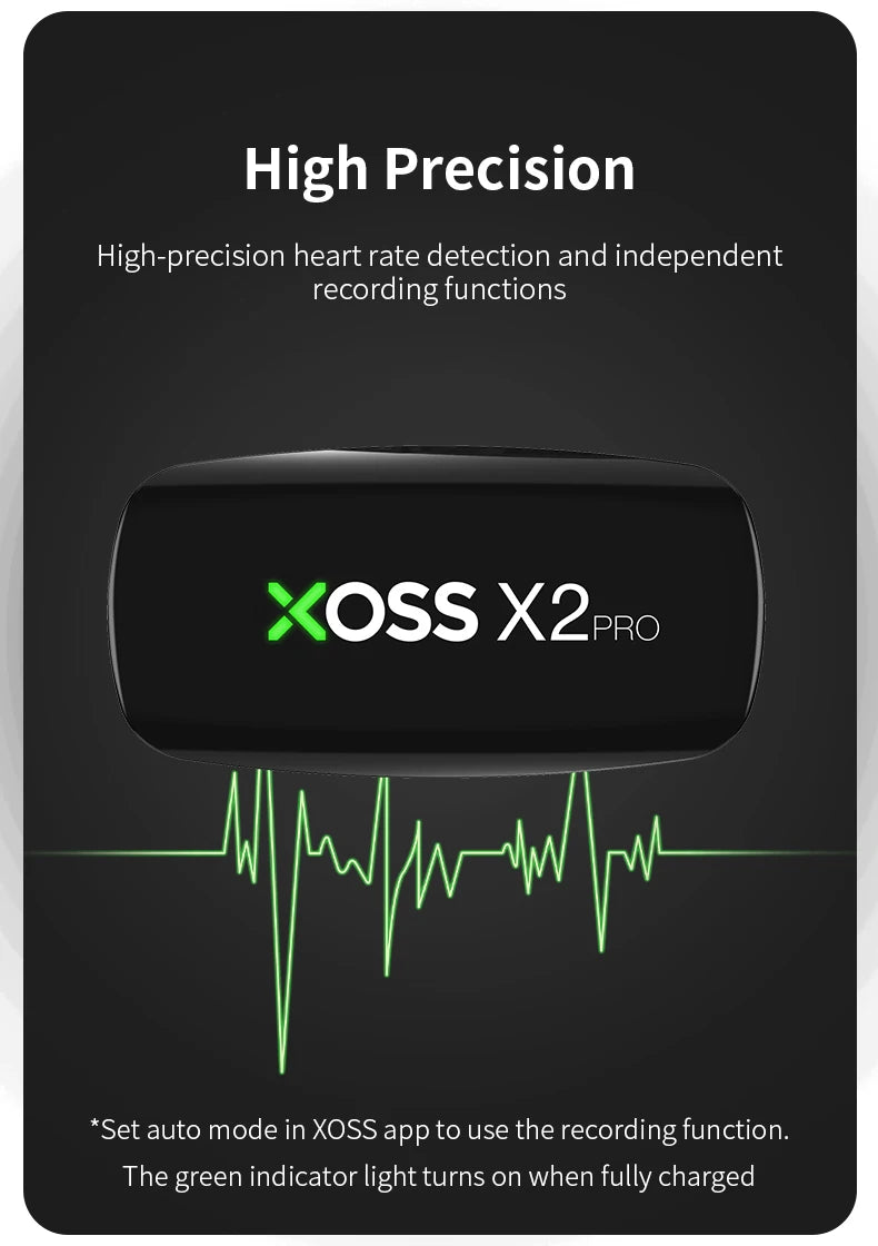 X2 Pro Heart Rate Monitor – Rechargeable Fitness Sensor