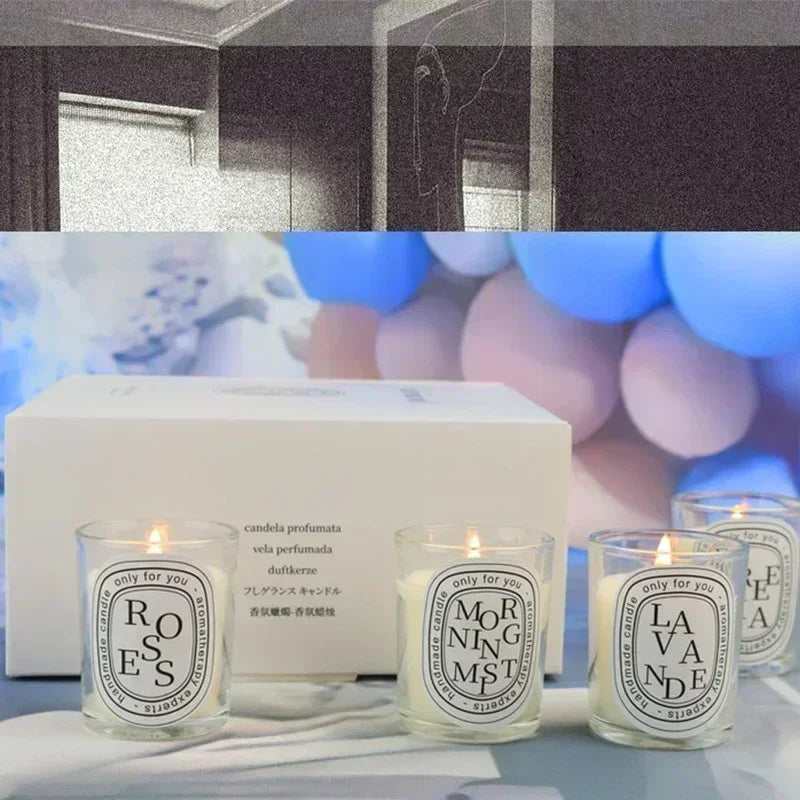 Romantic Transparent Scented Candle – Wedding & Gift Jar