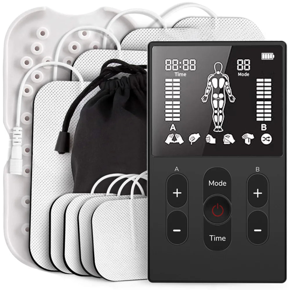 EMS Massager, Muscle Stimulator , TENS Unit for Body Toning Fitness Recovery, Electric Muscle Massage Gun for Home Use