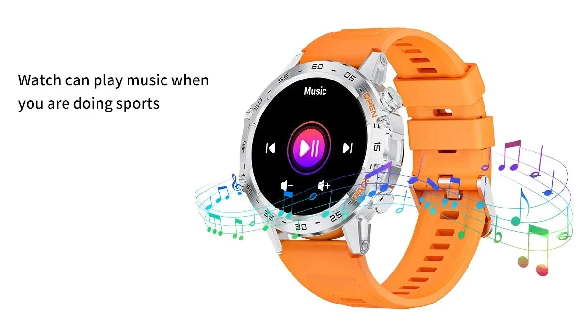 1.39" Bluetooth Call Smartwatch – Fitness & Heart Rate Tracker