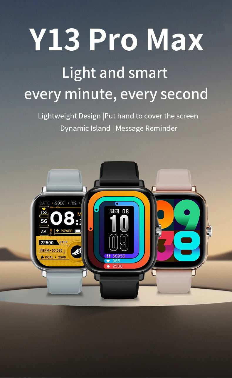 2025 Smart Watch – Full Touch Sports & Bluetooth Call