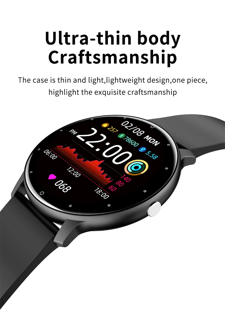 ZL02 Smart Watch – Full Touch Screen & Bluetooth 5.2