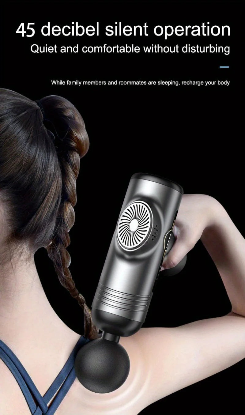 Portable Vibration Fascia Gun – Deep Muscle Massager