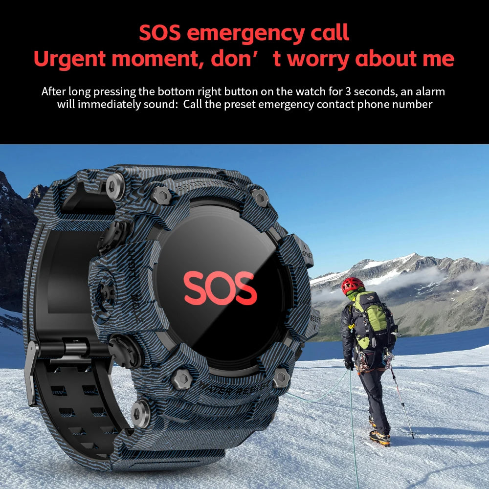 ATTACK-GT Sport Smartwatch – Waterproof Bluetooth & Fitness Tracker