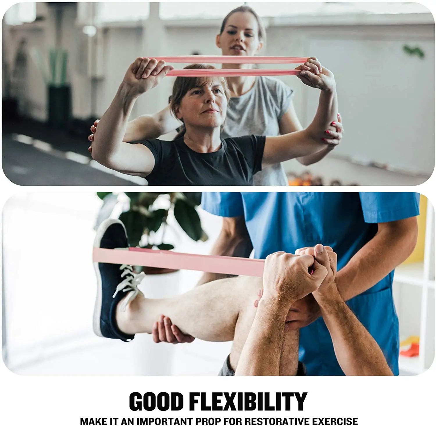 Resistance Bands Set – Yoga & Fitness Elastic Loop Bands