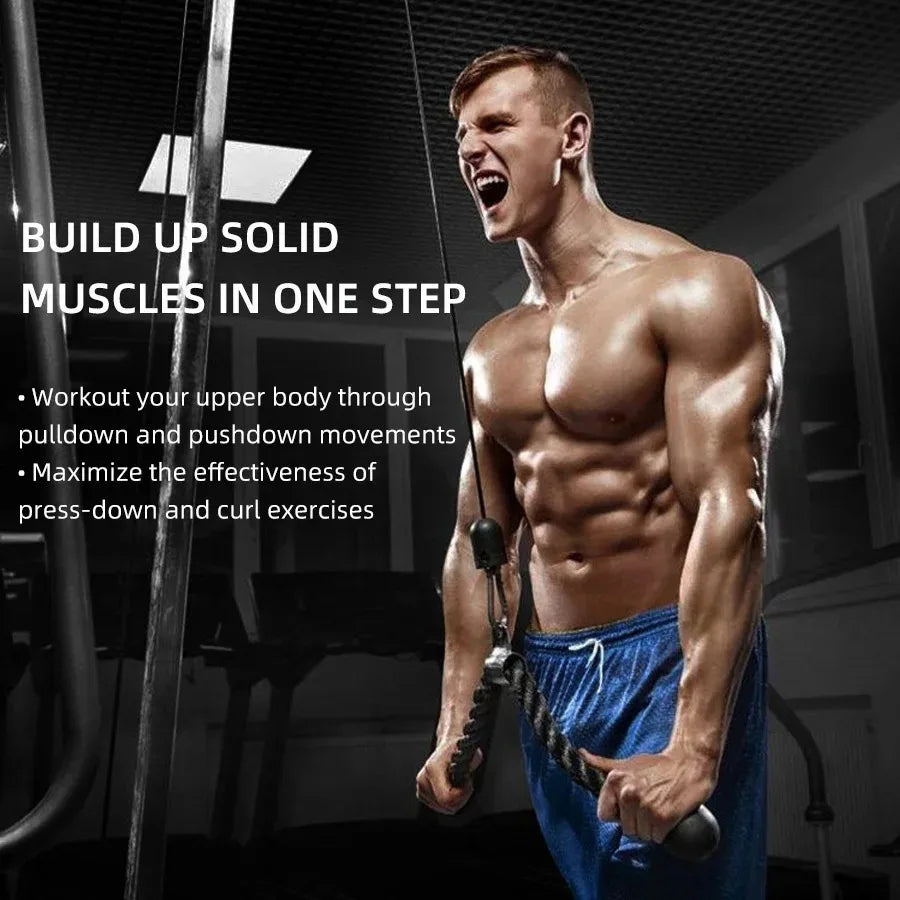 Triceps & Face Pull Rope – Push/Pull Gym Accessory