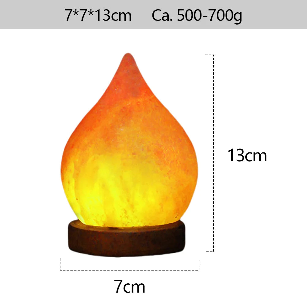 Himalayan Salt Lamp – LED Crystal Night Light