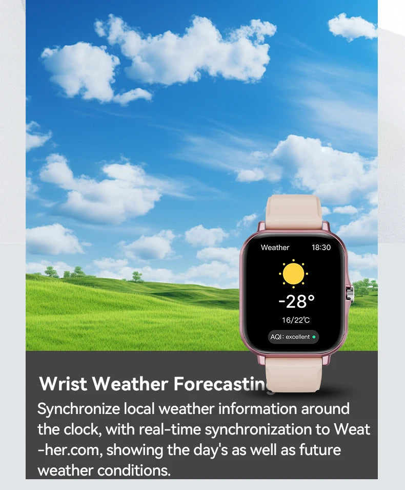 2025 Smart Watch – Full Touch Sports & Bluetooth Call