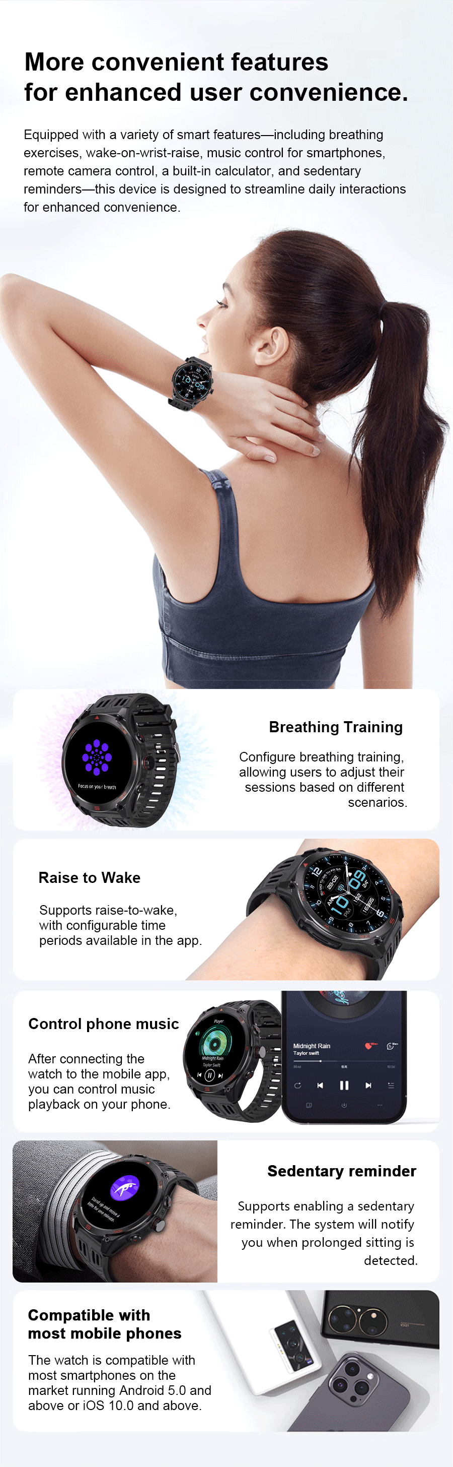 T-Rex 3 Ultra GPS Smartwatch – Military Outdoor Fitness Tracker