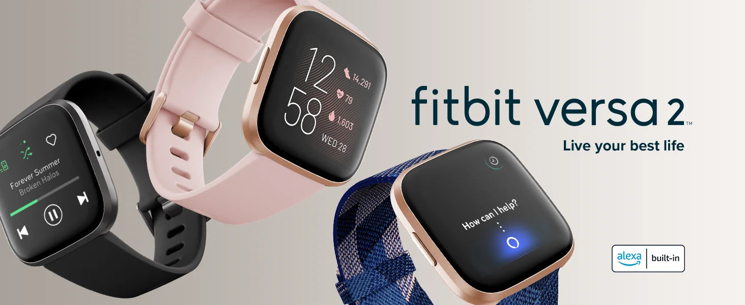 Fitbit Versa 2 Smartwatch – Health, Fitness & Alexa
