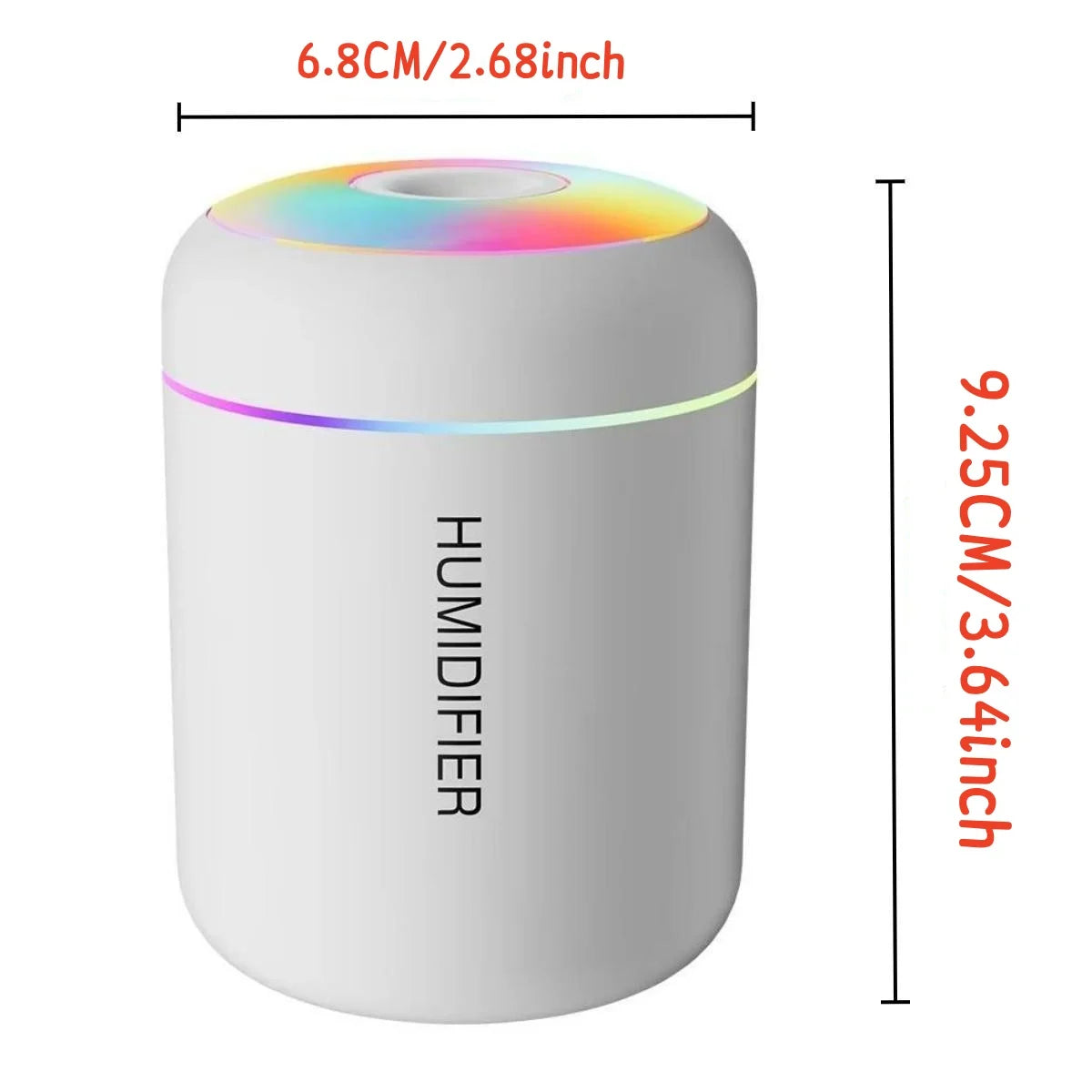 180ml Mini USB Air Humidifier – Aroma Diffuser for Home & Car