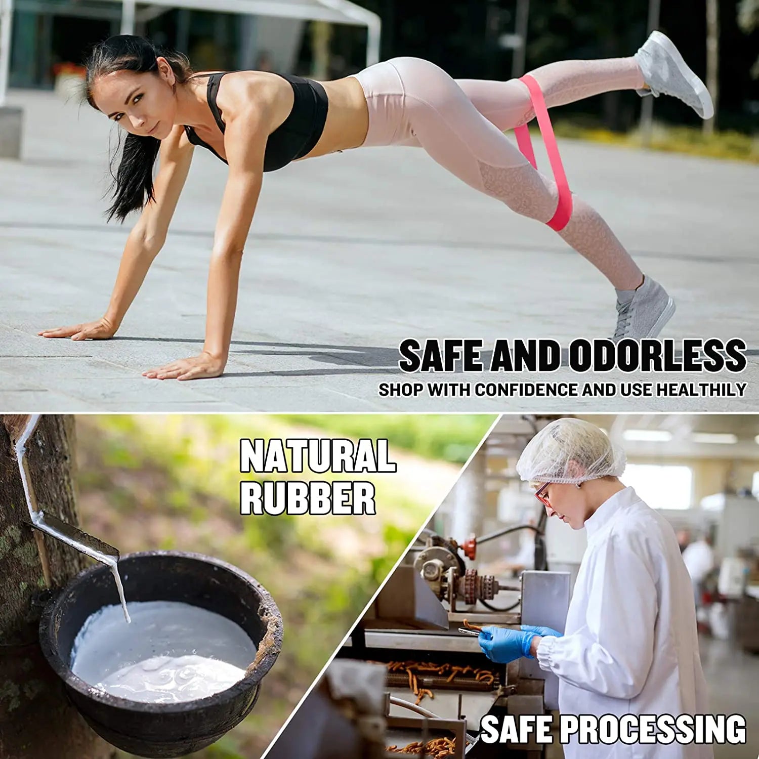 Resistance Bands Set – Yoga & Fitness Elastic Loop Bands