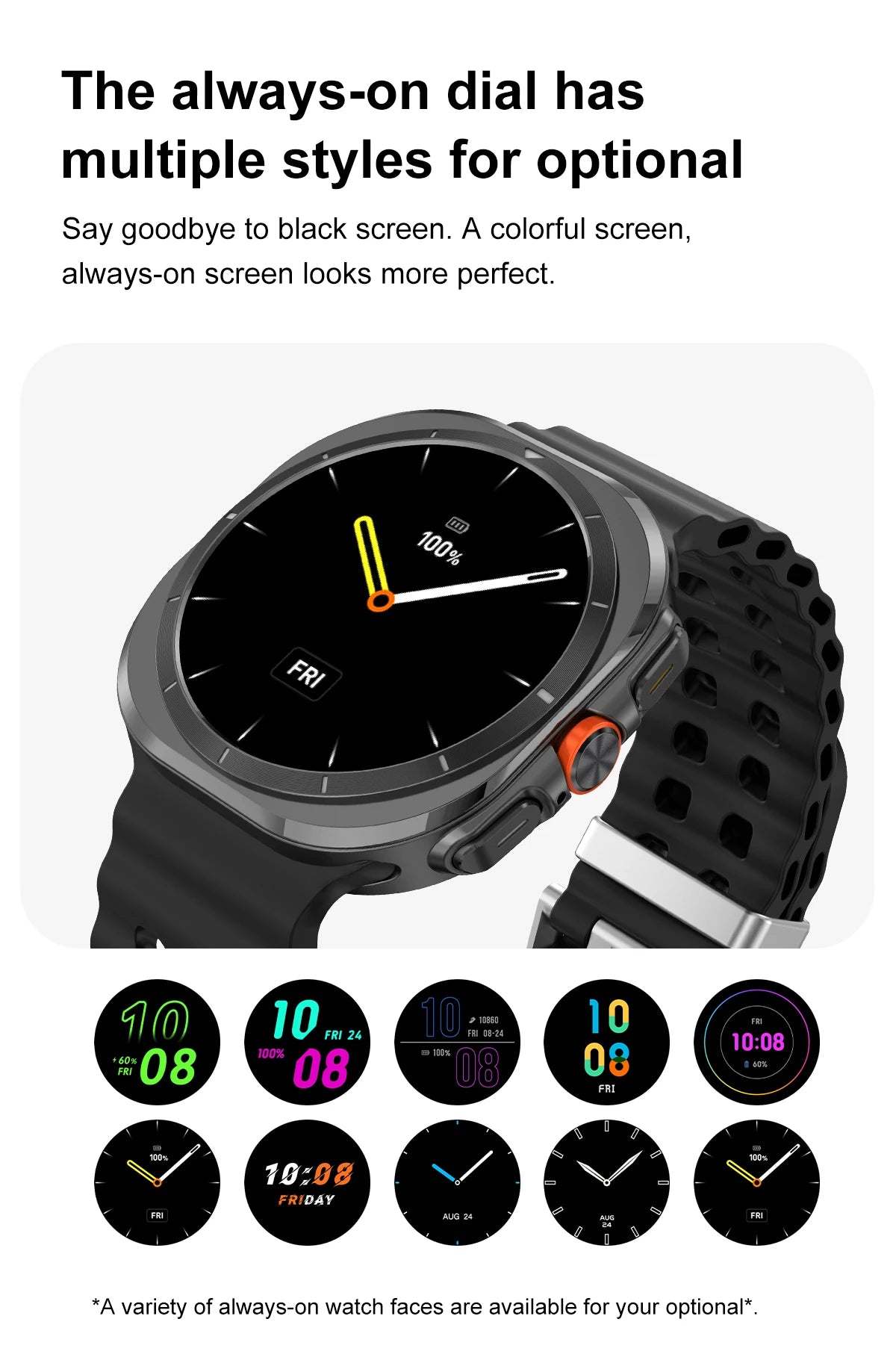 DT Watch 7 Ultra Smartwatch – 32GB, Video, GPS & Fitness Tracker