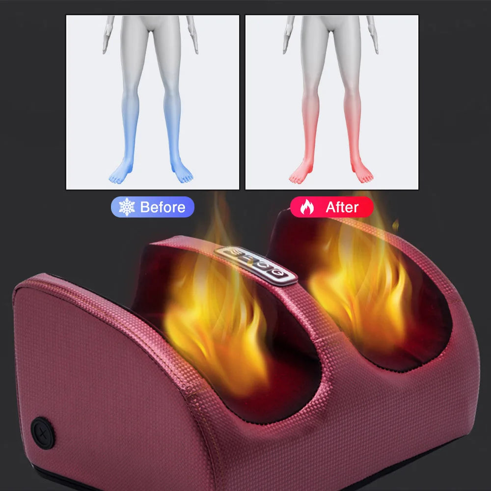 Electric Foot Massager – Shiatsu Hot Compression & Relaxation