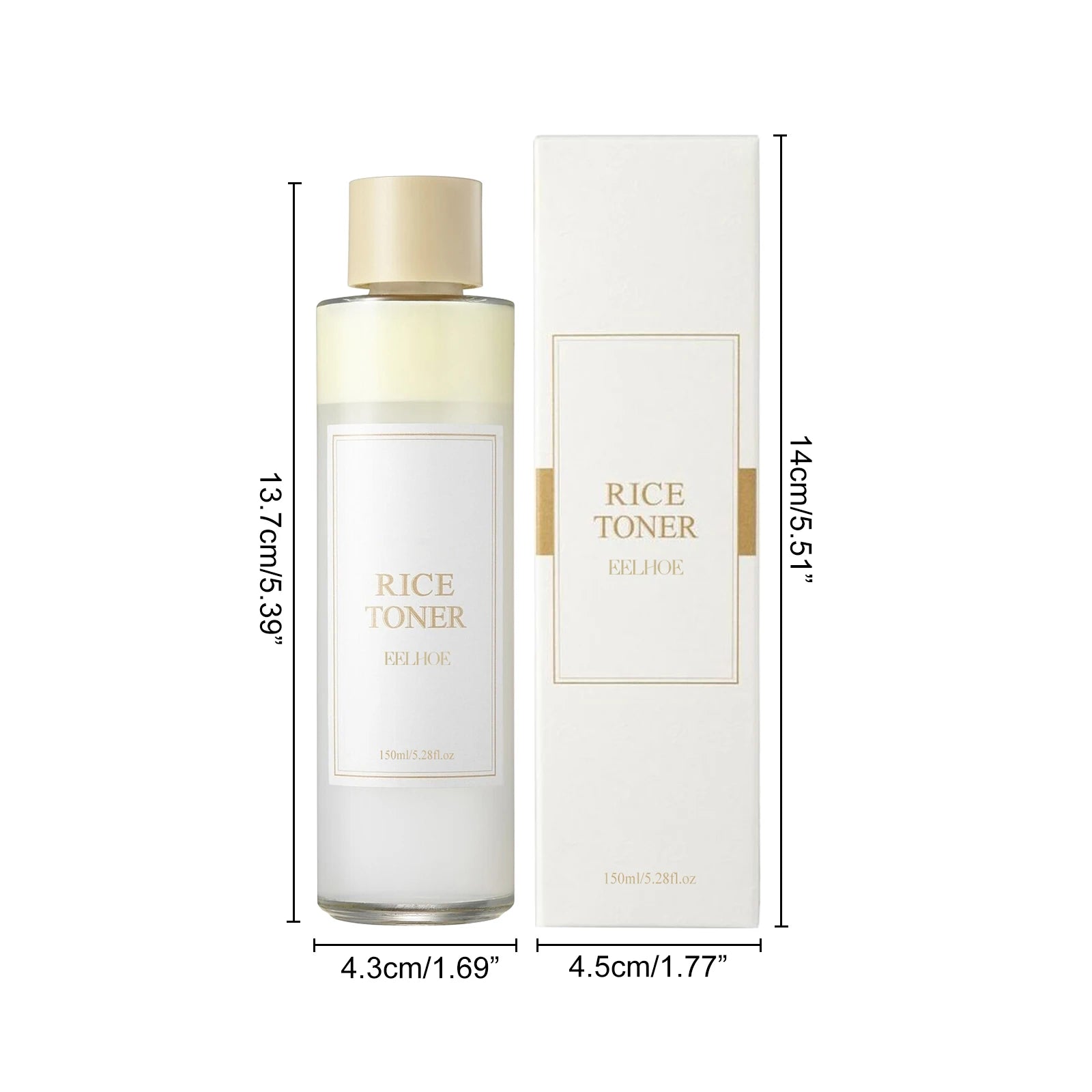 150ml Rice Facial Toner – Moisturizing & Brightening