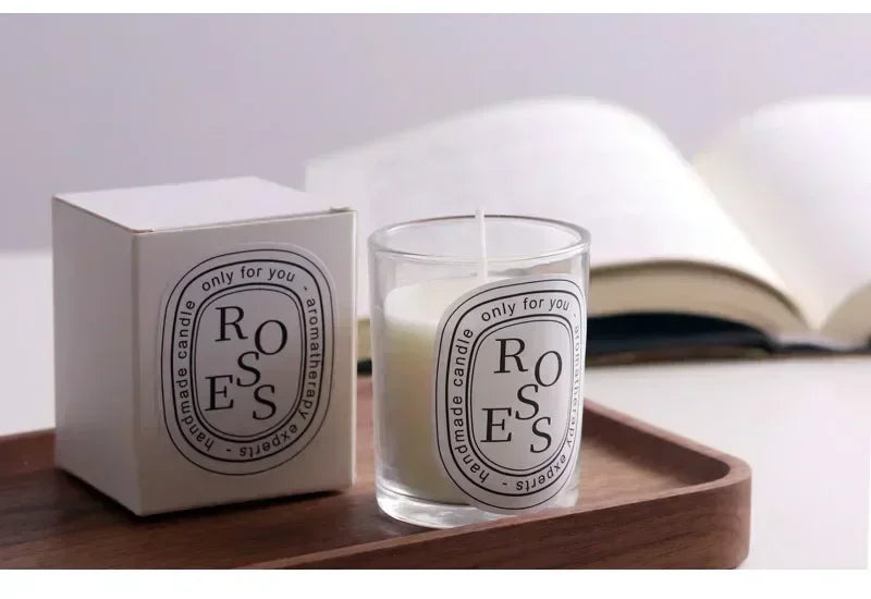 Romantic Transparent Scented Candle – Wedding & Gift Jar