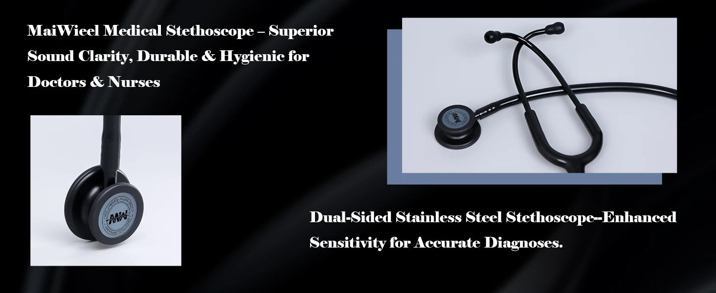 Double-Sided Cardiology Stethoscope – Professional Medical Use