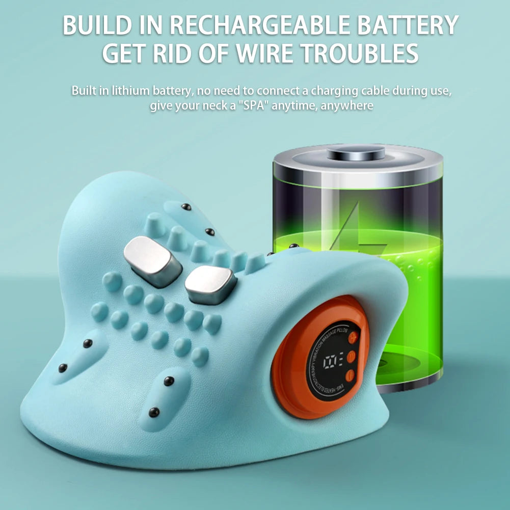 Cervical Massager – Portable Neck & Head Acupoint Pillow