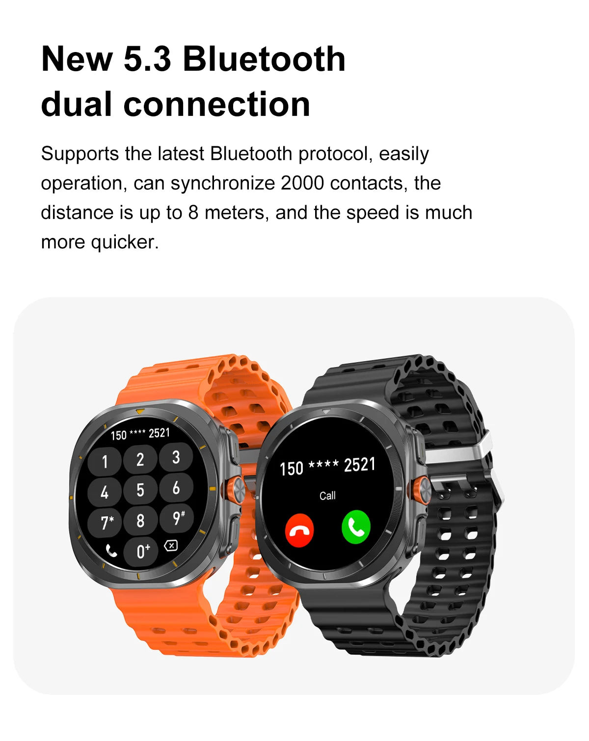 DT Watch 7 Ultra Smartwatch – 32GB, Video, GPS & Fitness Tracker