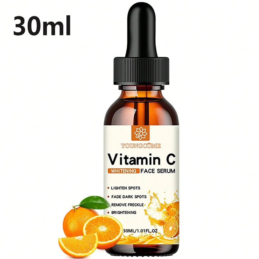 Vitamin C Facial Essence Contains Hyaluronic Acid Dark Spot Remover Moisturizing Repair Anti-aging Essence Facial Skin Care 30ml Active