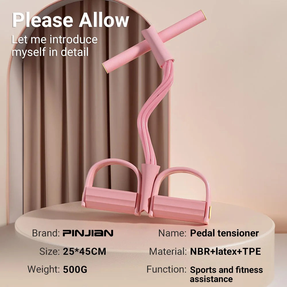 6-Tube Resistance Bands – Multi-Function Fitness & Yoga Rope